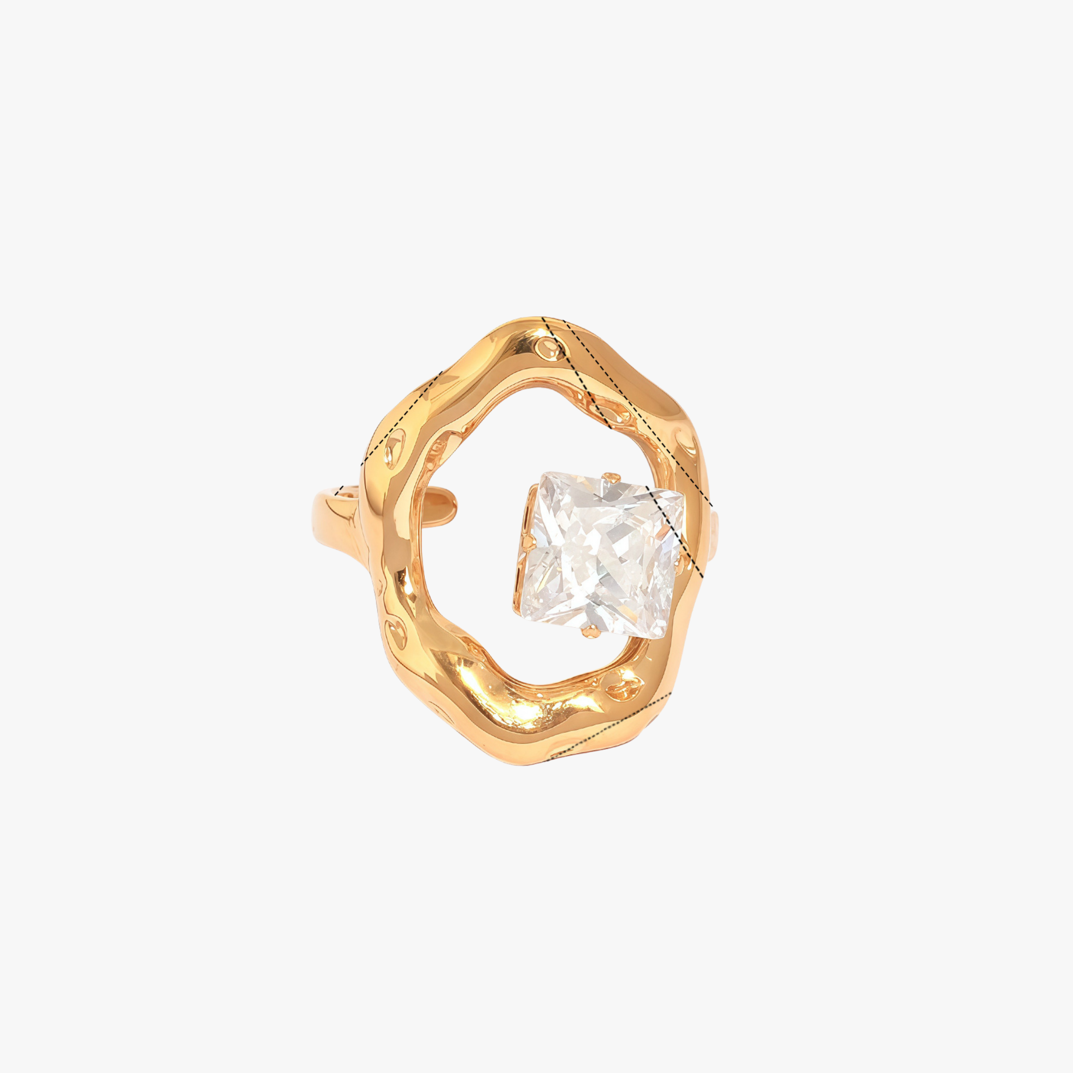 Cadre Crystal Ring