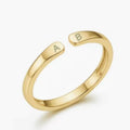 Arc Band Ring Gold