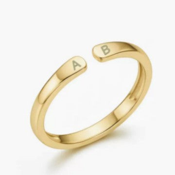 Arc Band Ring Gold