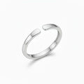 Arc Band Ring Silver